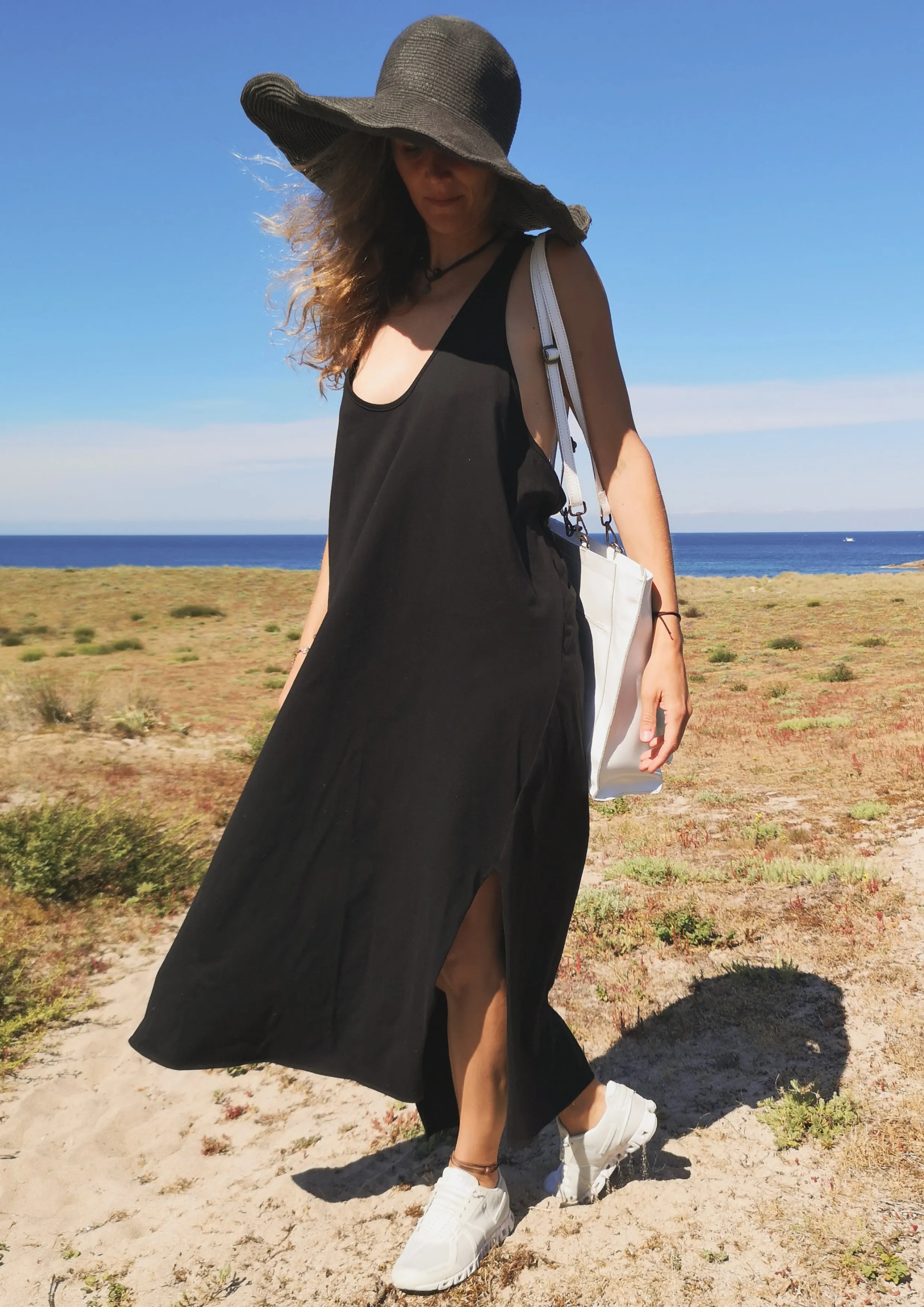 TANK DRESS - COTTON JERSEY black