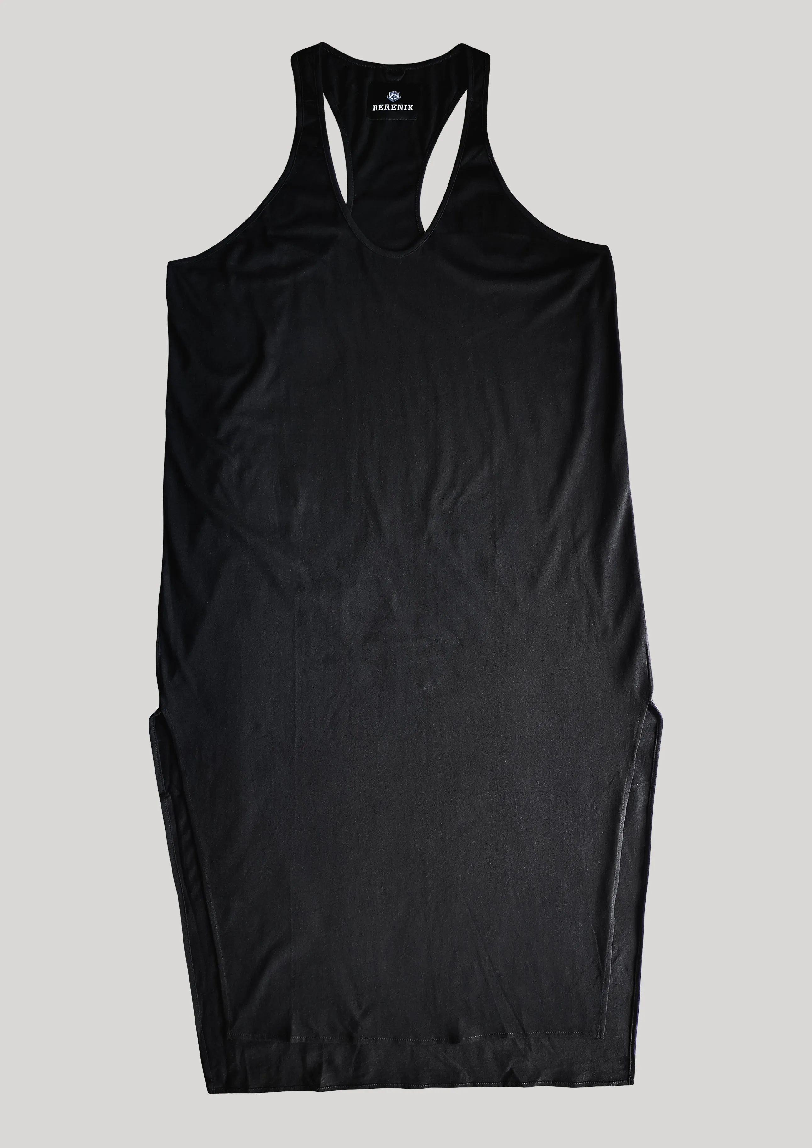 TANK DRESS - COTTON JERSEY black