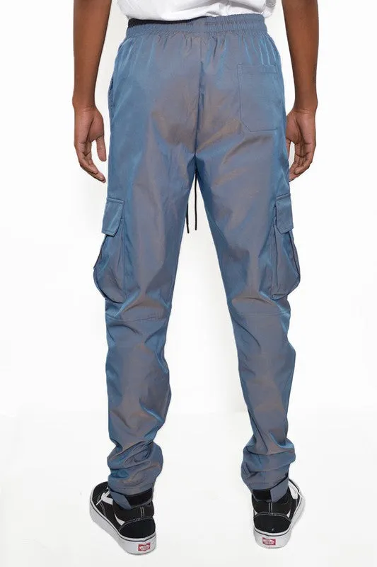 TEEK - MENS PEACOCK IRIDESCEINT JOGGER PANTS