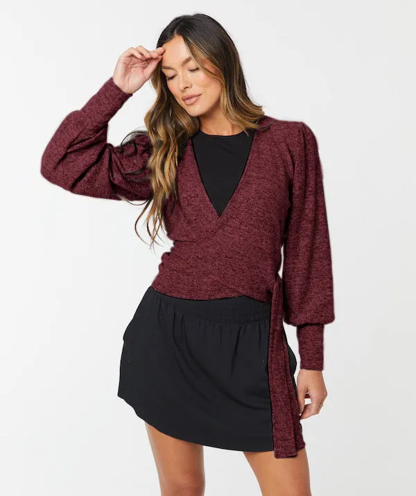 The Madison Wrap Sweater - Final Sale