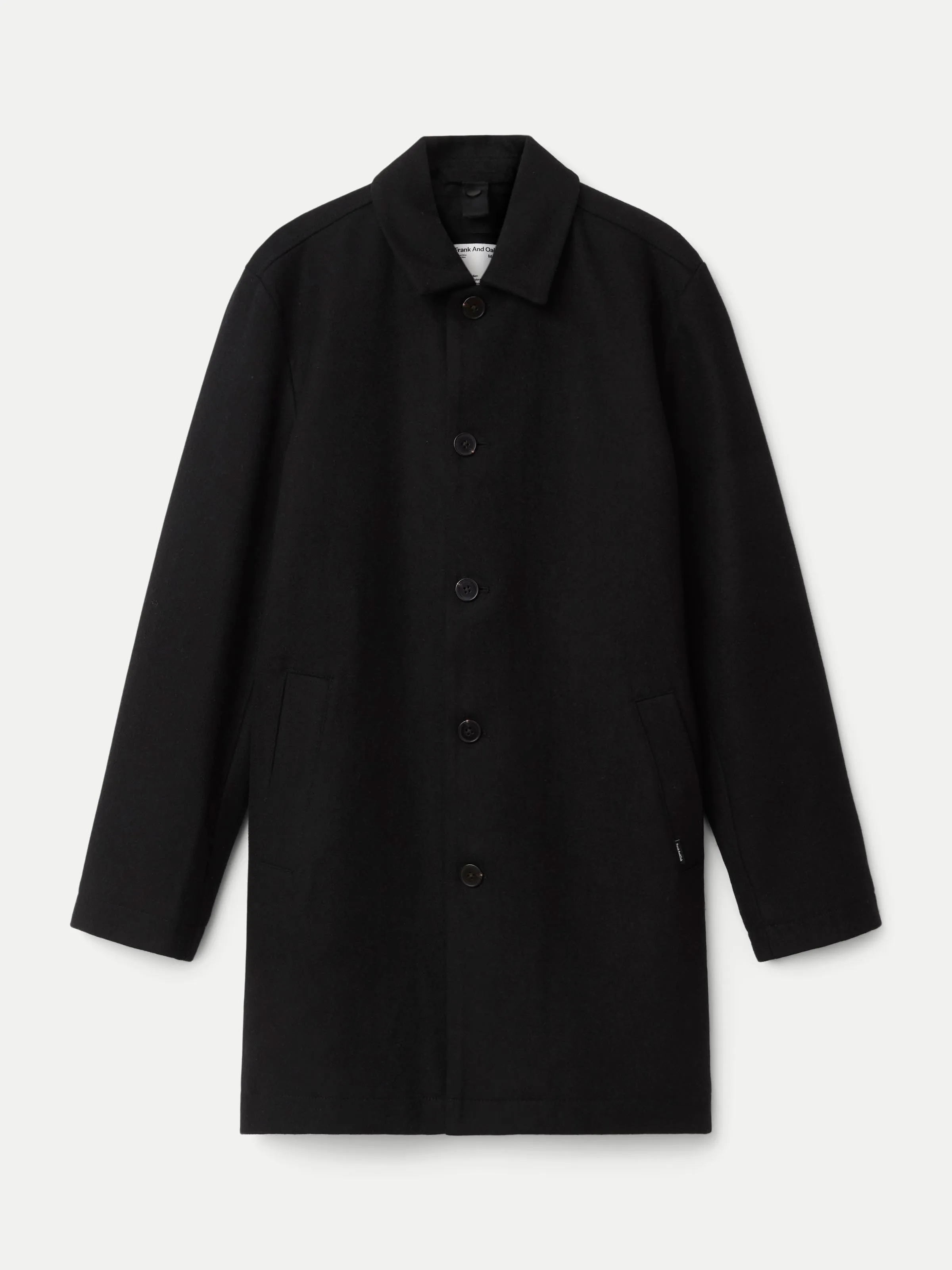 The Smith Mac Topcoat in Black