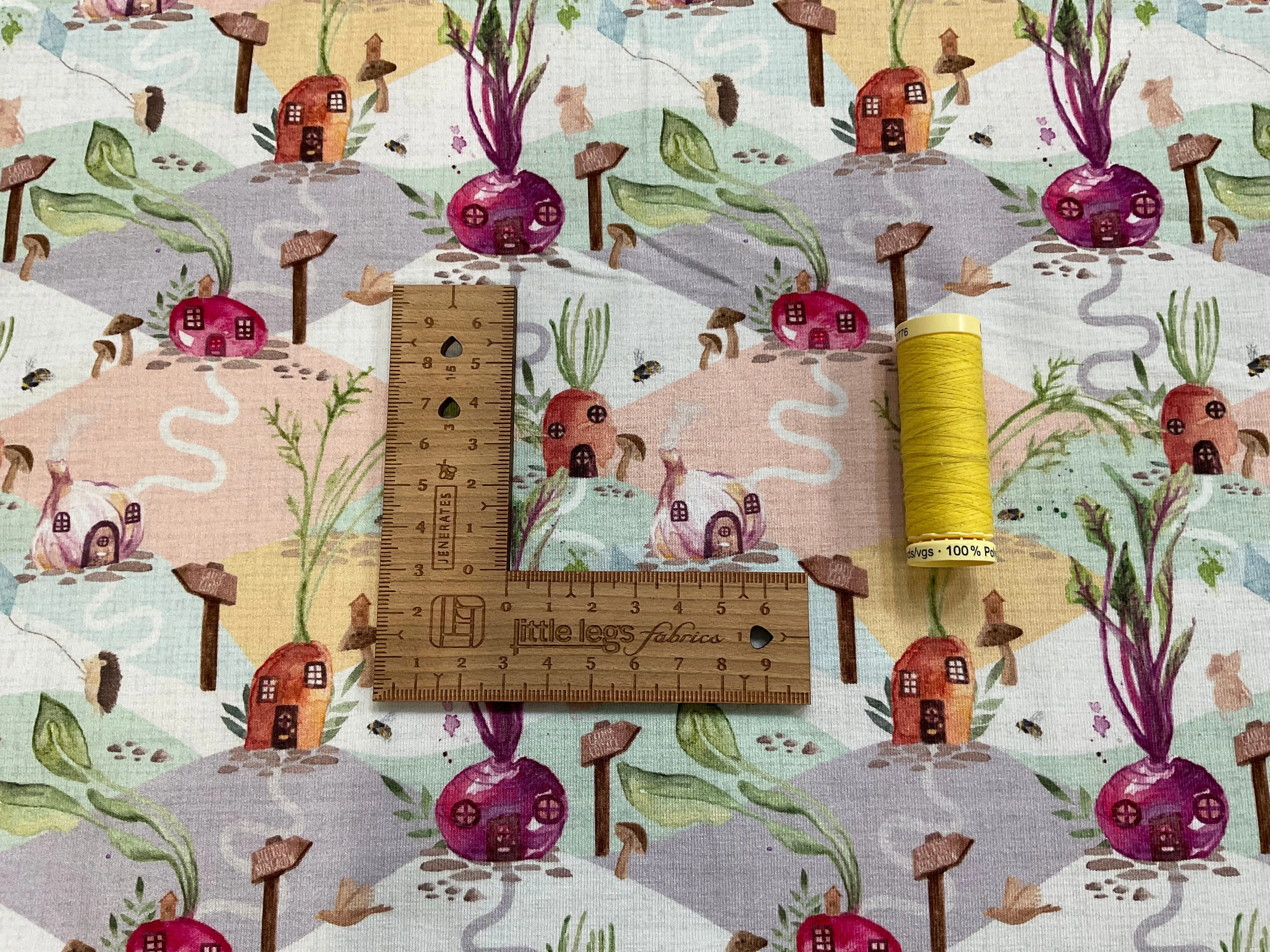 The Veg Patch Cotton Jersey Fabric