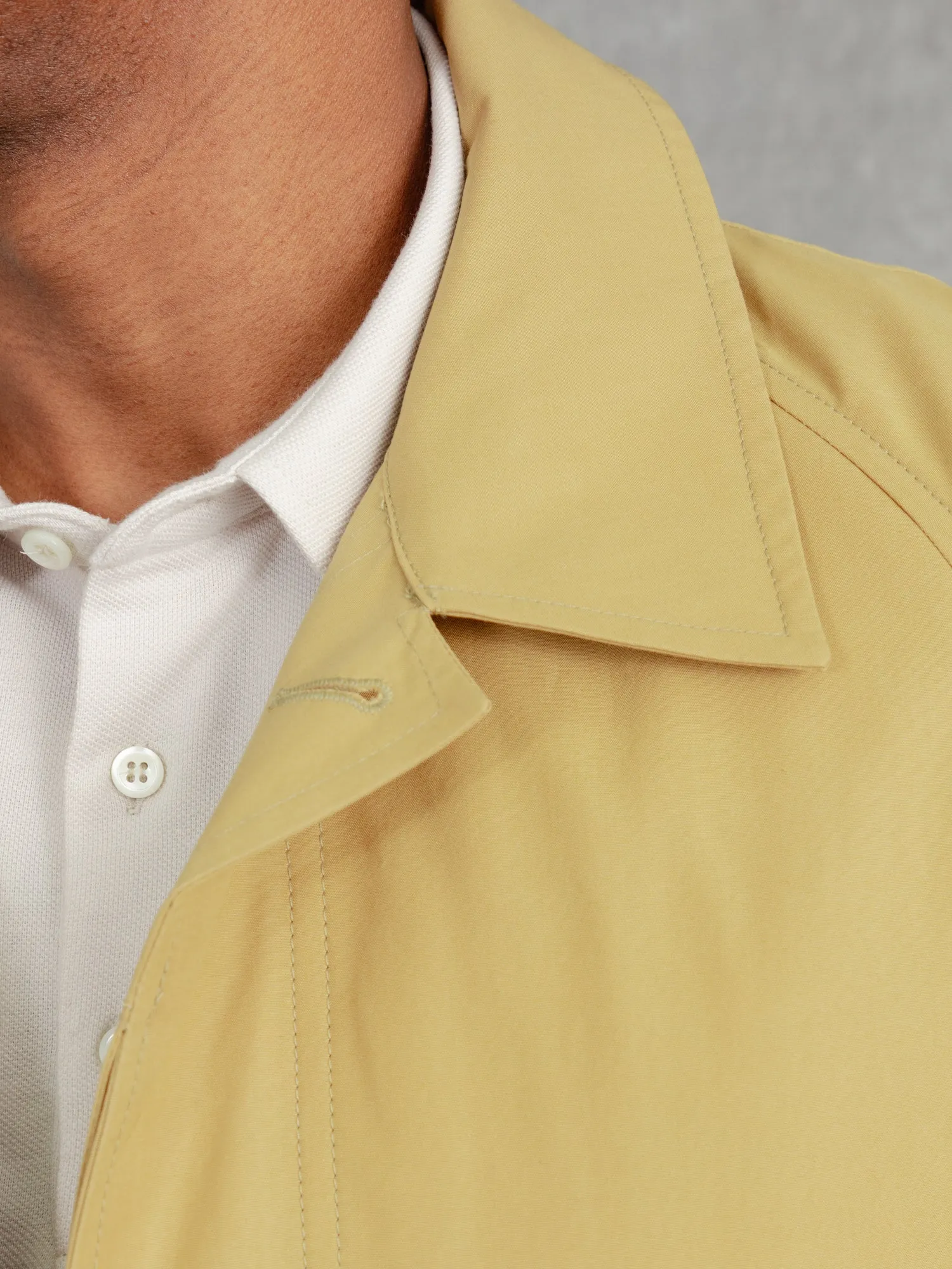 The Ventile® Raglan Raincoat - Bronze