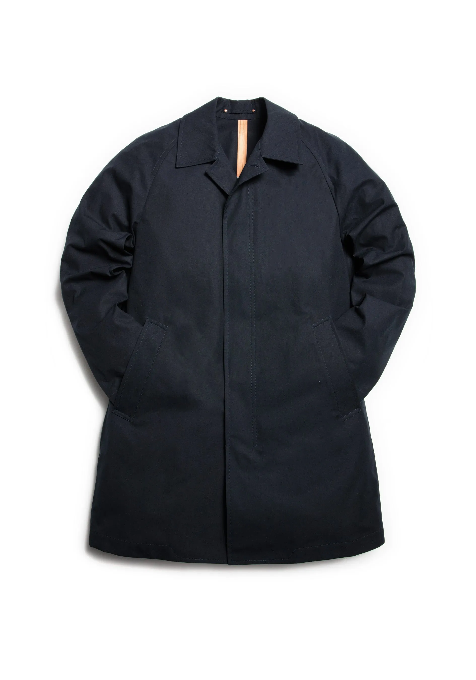 The Ventile® Raglan Raincoat - Ink