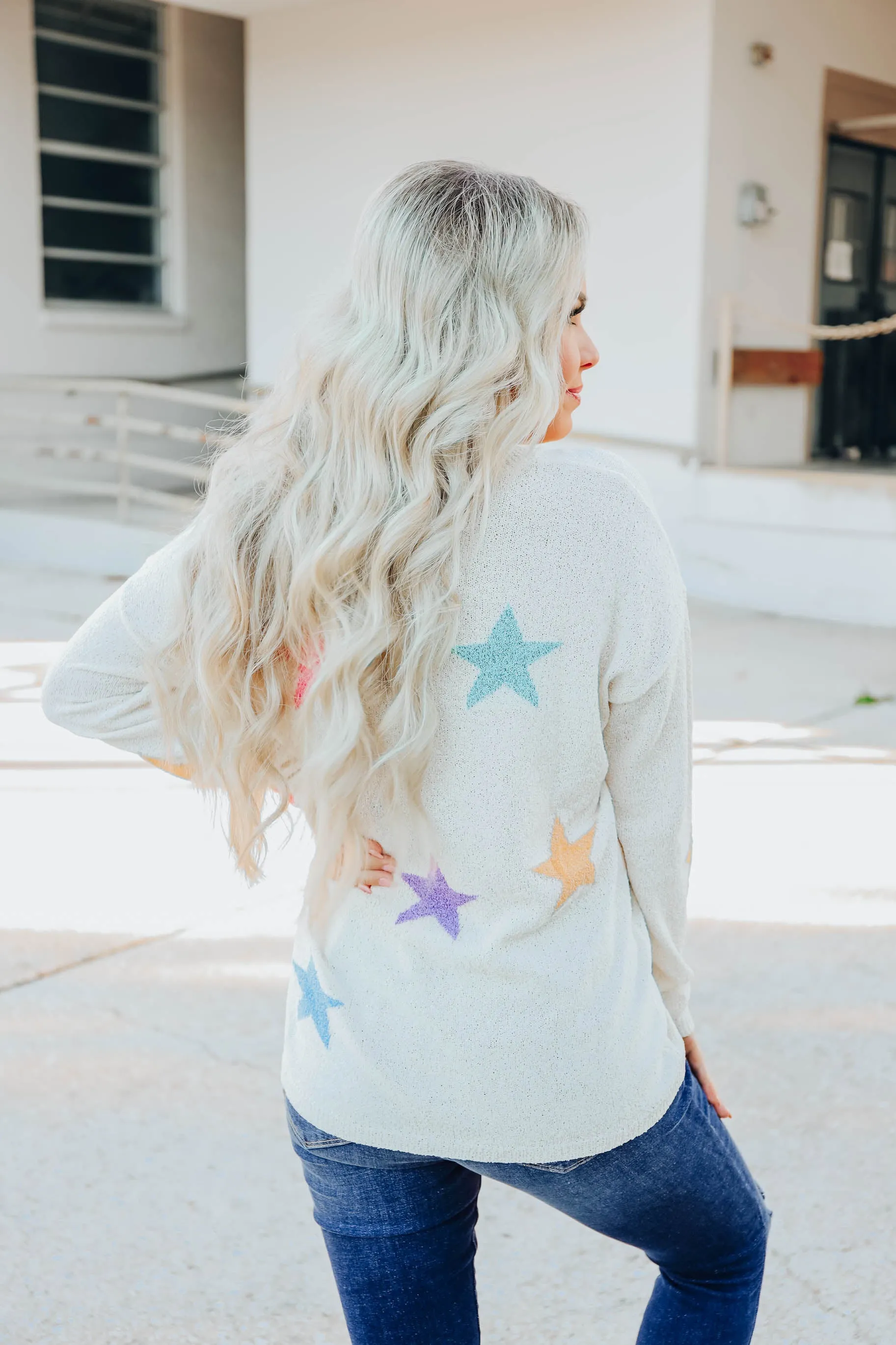 Touch The Stars Pastel Sweater S/M-2X/3X