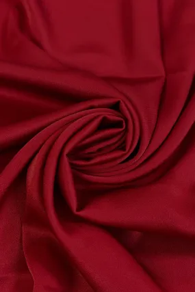 Triacetate Satin Backed Crepe in Red