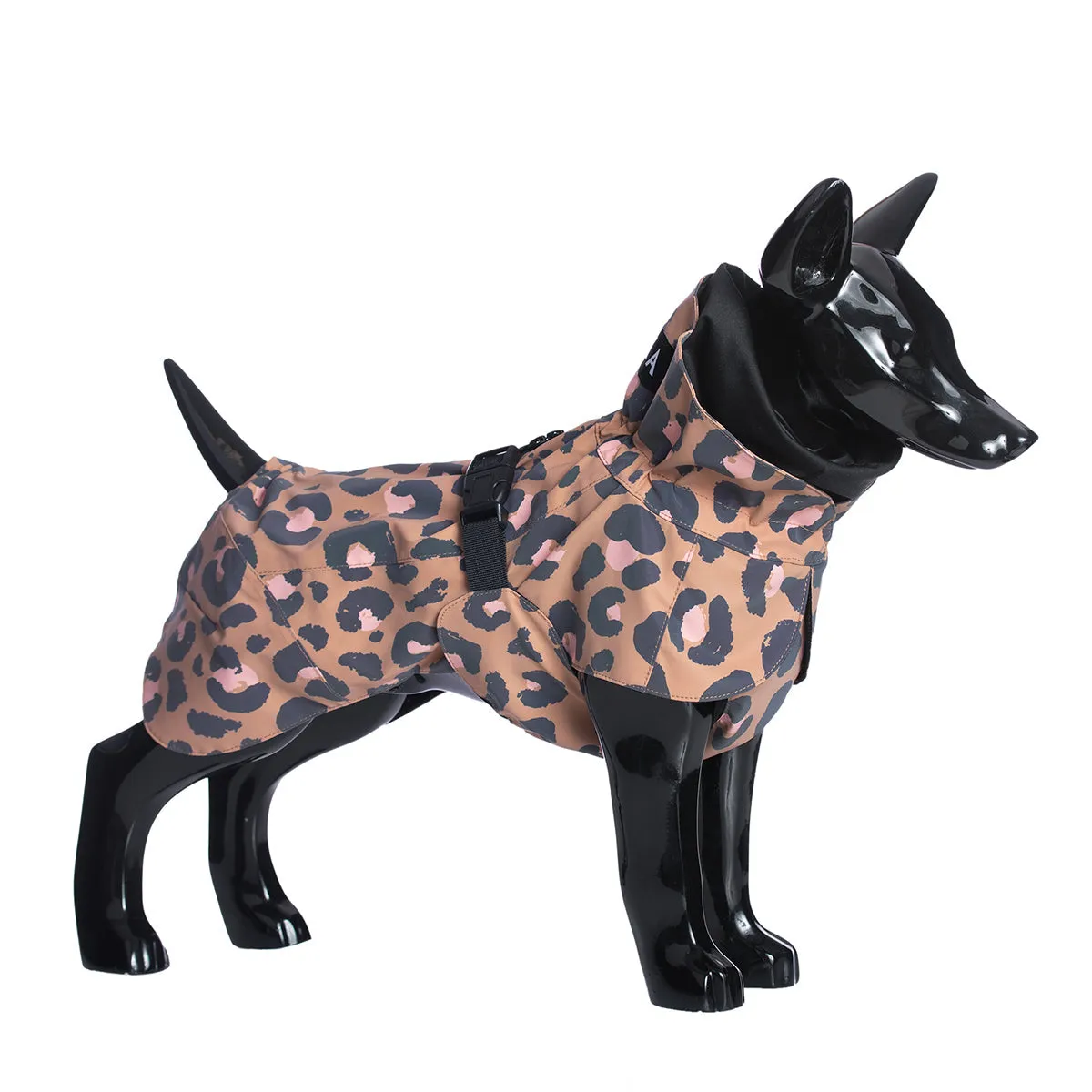 Visibility Dog Raincoat Lite Leopard