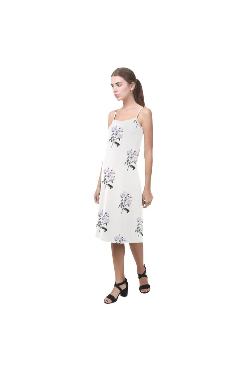 White Bellflower Alcestis Slip Dress (Model D05)