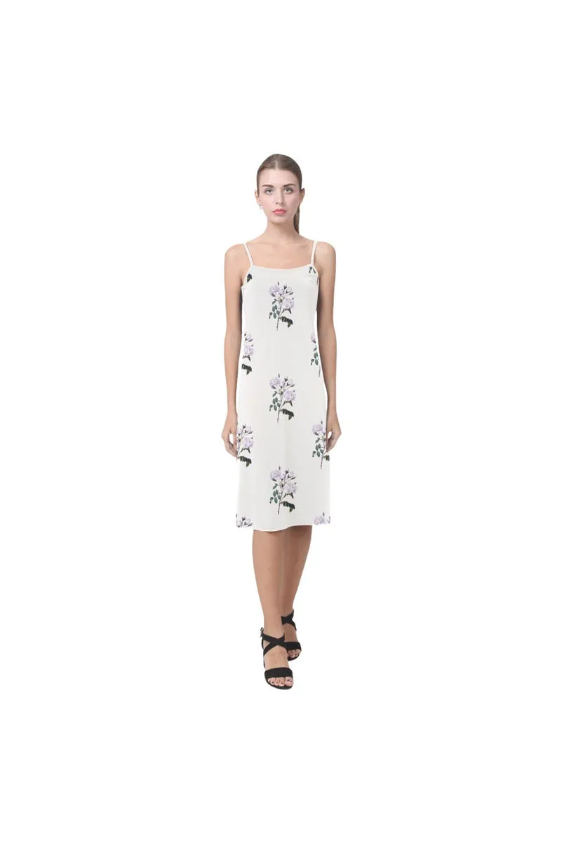 White Bellflower Alcestis Slip Dress (Model D05)