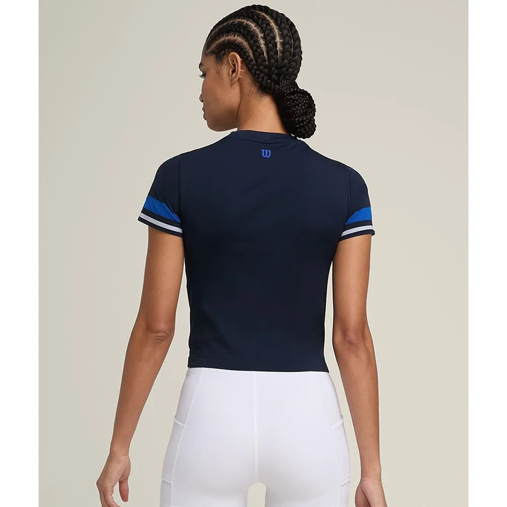 Wilson Women's Brooklyn Seamless Tee - Classic Navy