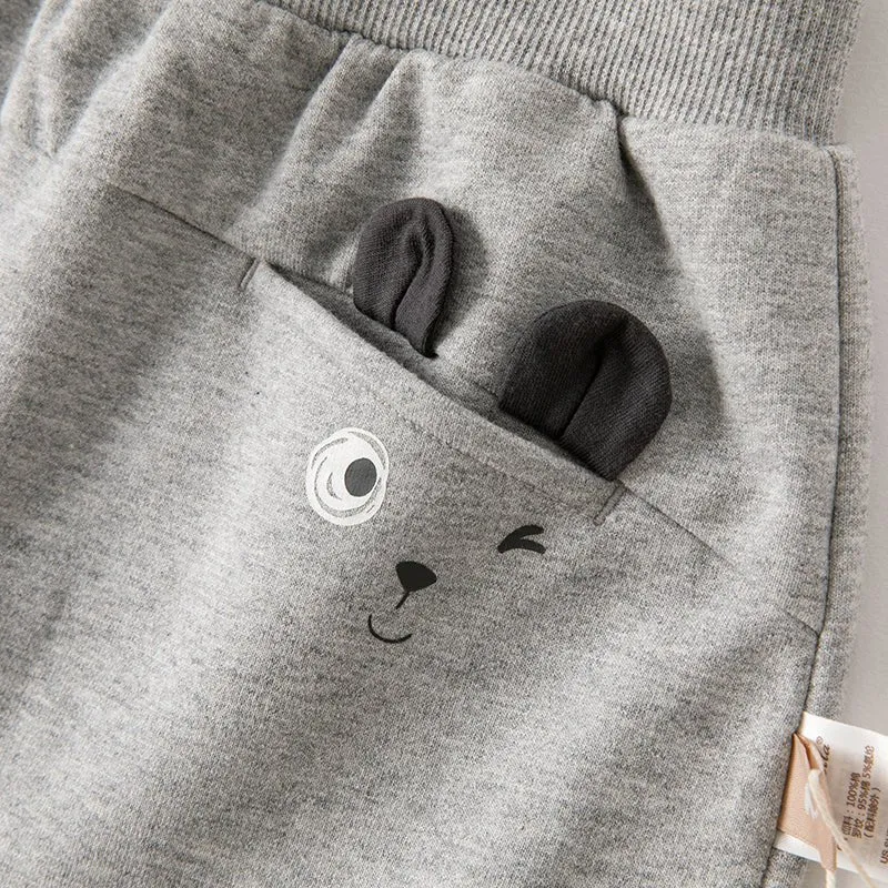 Witty Doggy Boy Grey Sweater Pants