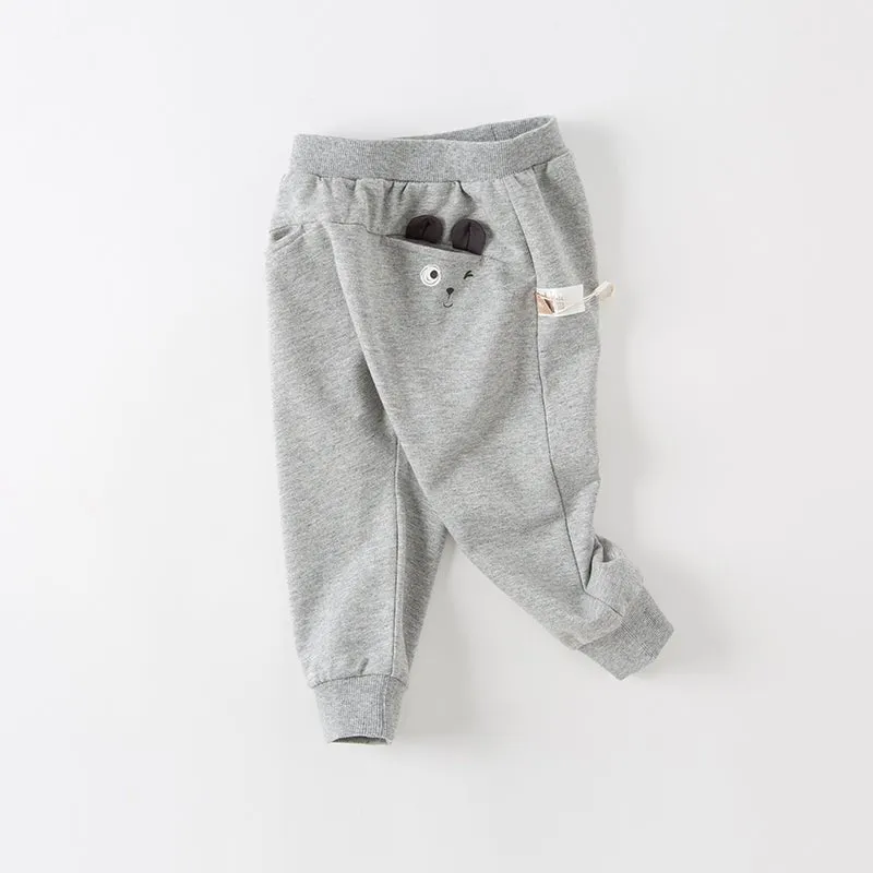 Witty Doggy Boy Grey Sweater Pants