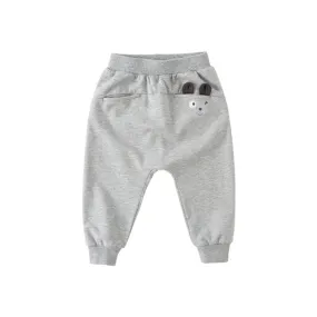 Witty Doggy Boy Grey Sweater Pants