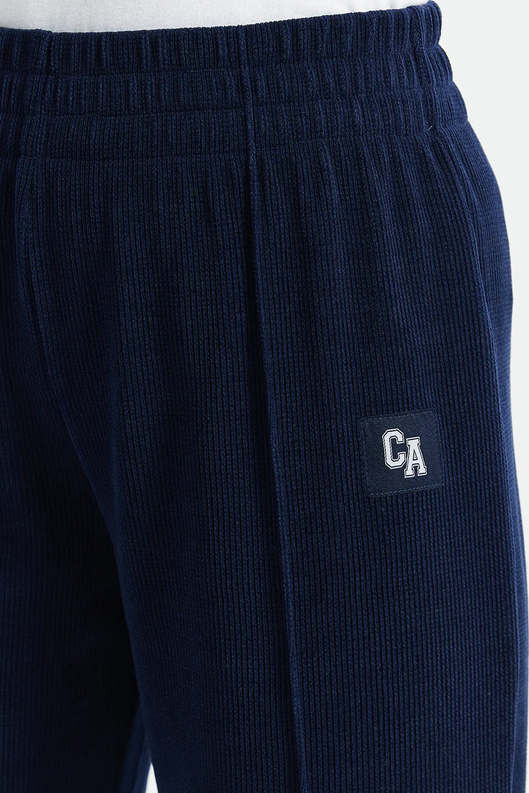 Women Navy Plain Joggers