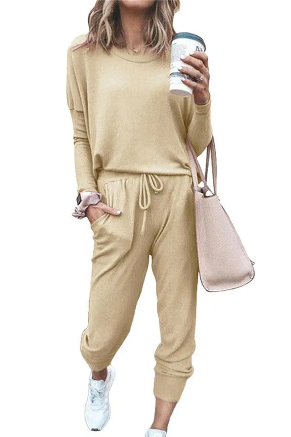 Women's Casual Outfits Sweatsuit Jogger Pants Tracksuit Set