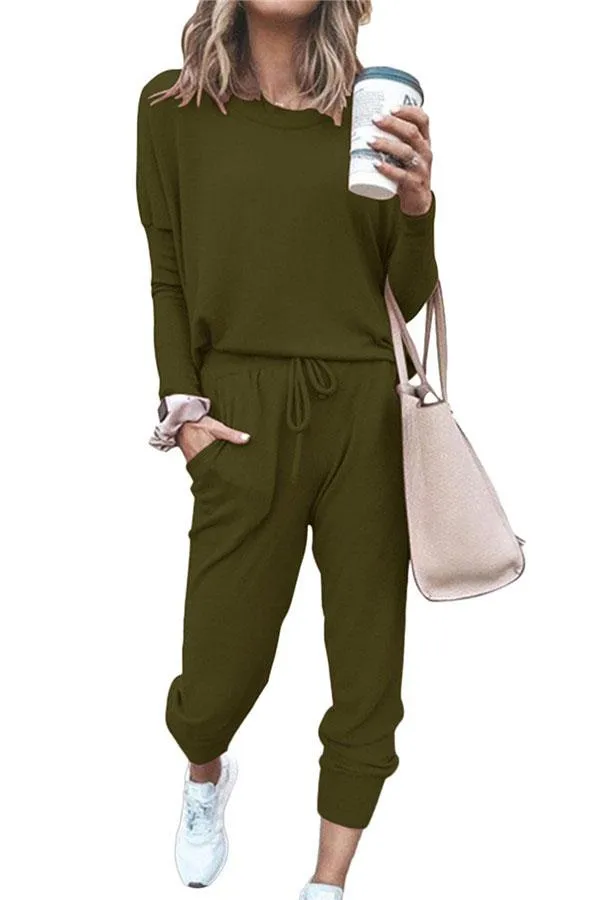 Women's Casual Outfits Sweatsuit Jogger Pants Tracksuit Set