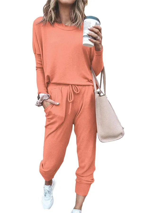 Women's Casual Outfits Sweatsuit Jogger Pants Tracksuit Set