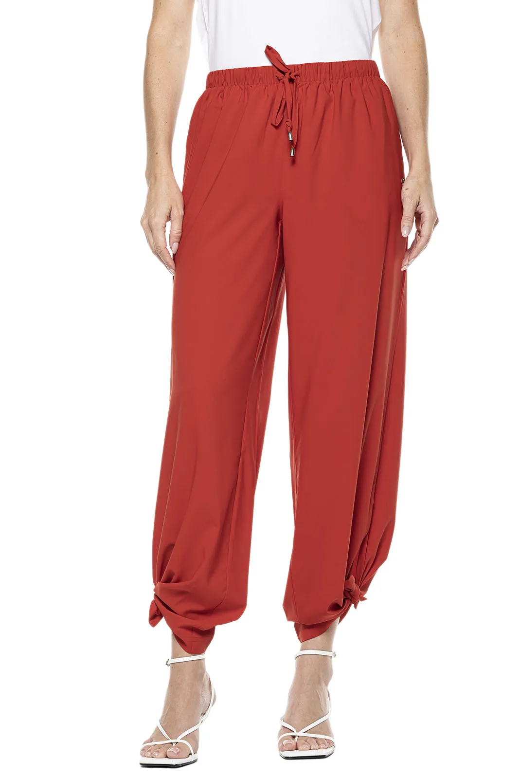 Women's Petra Wide Leg Pants  |  Carmine Red