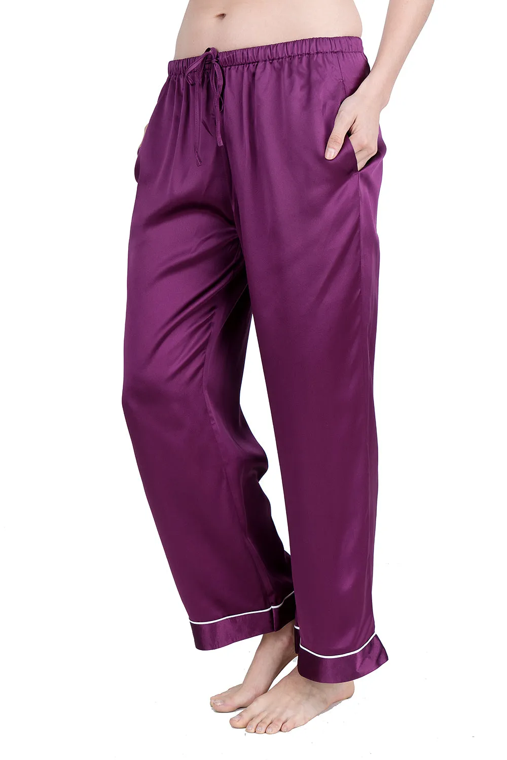 Women's Silk Sleepwear 100% Silk Pajama Pants