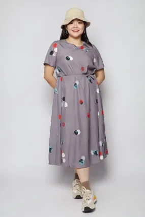 Yanyu Dress in Whimsical Circles