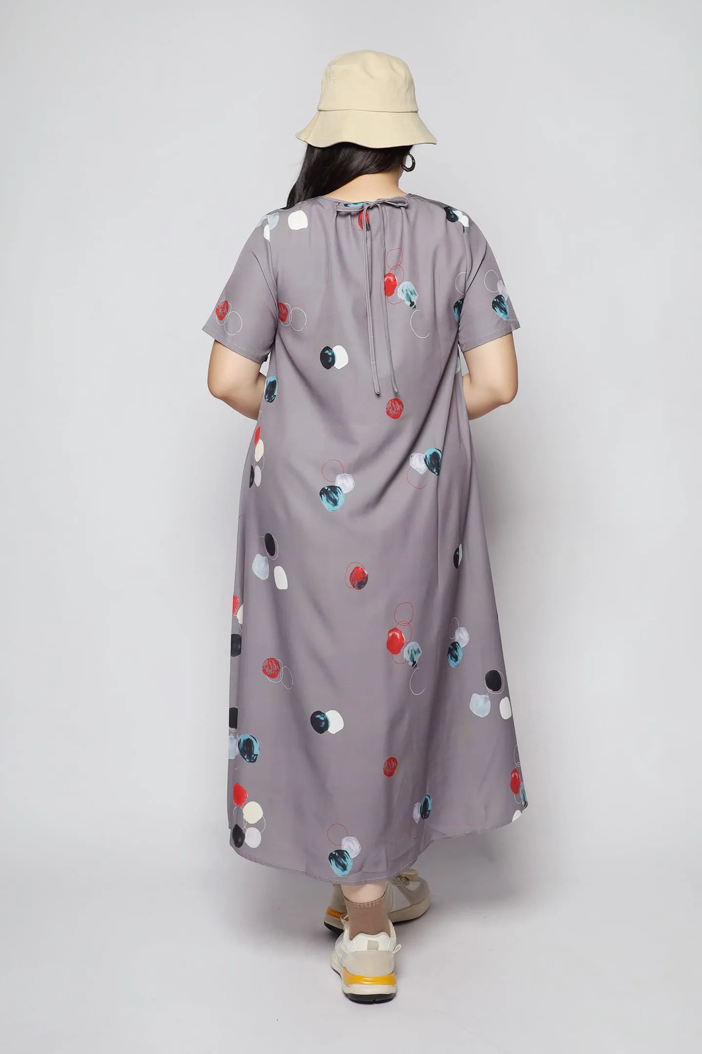 Yanyu Dress in Whimsical Circles