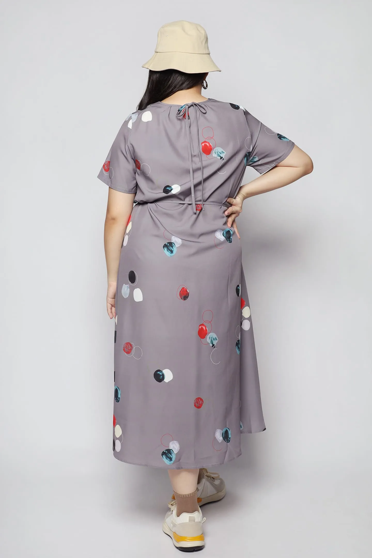 Yanyu Dress in Whimsical Circles